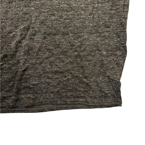 Everlane Womens 100% Linen Charcoal Short Sleeve Tee shirt dress Size Large mini - Picture 4 of 7